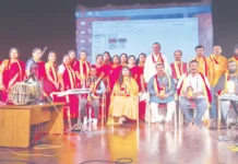 ಎಪಿಎಸ್ ಕಾಲೇಜಿನಲ್ಲಿ ಕನ್ನಡ ರಾಜ್ಯೋತ್ಸವ ಆಚರಣೆ