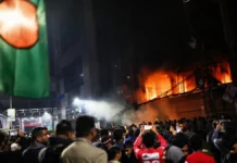 ಉಸ್ಮಾನ್ ನಿಧನ: ಬಾಂಗ್ಲಾದಲ್ಲಿ ಭುಗಿಲೆದ್ದ ಹಿಂಸಾಚಾರ