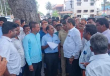 ಹುಣಸೂರು-ಕೆ.ಆರ್.ನಗರ ರಸ್ತೆ ಅಭಿವೃದ್ಧಿ ಕಾಮಗಾರಿಯನ್ನು ಶಾಸಕ ಡಿ.ರವಿಶಂಕರ್ ಸ್ಥಳ ಪರಿಶೀಲಿಸಿದರು