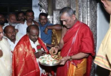 ಹುಟ್ಟುಹಬ್ಬದಂದು ಚಾಮುಂಡೇಶ್ವರಿ ದರ್ಶನ ಪಡೆದ ಎಚ್ಡಿಕೆ