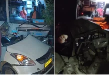 ಬಸ್-ಕಾರು ಡಿಕಿ: ಮೂವರ ಸಾವು