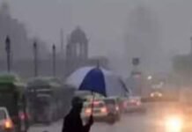 ದೆಹಲಿ ಹಲವೆಡೆ ಹಗುರ ಮಳೆ