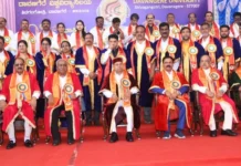 ದಾವಣಗೆರೆ ವಿವಿ ಘಟಿಕೋತ್ಸವ: ೪೫ ವಿದ್ಯಾರ್ಥಿಗಳಿಗೆ ಚಿನ್ನ