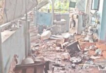 ಸಾಣೂರು: ಗ್ಯಾಸ್ ಸಿಲಿಂಡರ್ ಸ್ಪೋಟ-ಮನೆಗೆ ಹಾನಿ