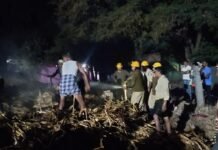 ಬೆಂಕಿಯ ಕೆನ್ನಾಲಿಗೆಗೆ ಬಣವೆ ಭಸ್ಮ, ರೈತ ಕಂಬನಿ.