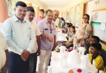 ವಸ್ತು ಪ್ರದರ್ಶನಕ್ಕೆ ಕ್ಷೇತ್ರ ಶಿಕ್ಷಣಾಧಿಕಾರಿ ಮಾರುತಿ ಹುಜುರಾತಿ ಚಾಲನೆ