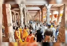 ದೇವಾಲಯ ಭಾಗ ಬಳಸಿ ಮೌಲಾನ ಮಸೀದಿ ನಿರ್ಮಾಣ: ಸಮೀಕ್ಷೆ