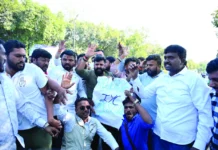 ಕಾಂಗ್ರೆಸ್ ಬೃಹತ್ ಪ್ರತಿಭಟನೆ: ಮಂಜುನಾಥ್ಗೌಡ ನೇತೃತ್ವದಲ್ಲಿ ರಾಜ್ಯದ ಕಾರ್ಯಕರ್ತರ ಭಾಗಿ