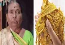 ವೃದ್ಧೆ ಕೊಂದು ೭೩ ಗ್ರಾಂ ಚಿನ್ನಾಭರಣ ದರೋಡೆ