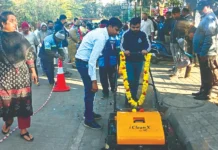 ಹಳೆ ಪದ್ಧತಿಗೆ ಗುಡ್ ಬೈ:ಬಂತು ಕಸಗುಡಿಸುವ ಯಂತ್ರ
