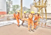 ರಾಸಾಯನಿಕ ಸೋರಿಕೆ ಅಣುಕು ಪ್ರದರ್ಶನ