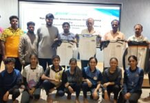 ರಾಷ್ಟ್ರೀಯ ರಾಕೀಟ್ ಬಾಲ್ ಕ್ರೀಡಾಪಟುಗಳಿಗೆ ಜೆಎಸ್ಡಬ್ಲ್ಯೂ ಪ್ರೋತ್ಸಾಹ*