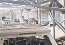 ಕಾರ್ ಸರ್ವಿಸ್ ಸೆಂಟರ್ ಗೆ ಆಕಸ್ಮಿಕ ಬೆಂಕಿ: 20ಕ್ಕೂ ಹೆಚ್ಚು ಕಾರುಗಳು ಭಸ್ಮ