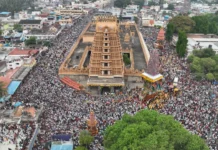 ದಕ್ಷಿಣ ಕಾಶಿ ನಂಜನಗೂಡಿನಲ್ಲಿ ಪಂಚ ರಥೋತ್ಸವಕ್ಕೆ ಭಕ್ತ ಸಾಗರ