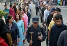 ನೇಪಾಳದಲ್ಲಿ ಬಿರುಸಿನ ಮತದಾನ