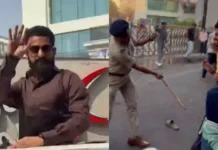 ಎನ್ ಟಿ ಆರ್ ಅಭಿಮಾನಿಗಳ ಮೇಲೆ ಲಾಠಿ ಪ್ರಹಾರ