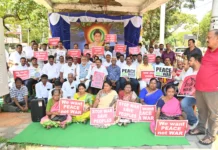 ವಿಶ್ವದಲ್ಲಿ ಯುದ್ಧ ನಿಲ್ಲಲಿ, ಶಾಂತಿ ನೆಲೆಸಲಿ