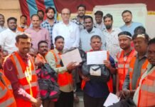 ಕಾರ್ಮಿಕರಿಗೆ ವಿವಿಧ ತರಬೇತಿ : 500 ಕಾರ್ಮಿಕರಿಗೆ ಕಿಟ್ ವಿತರಣೆ