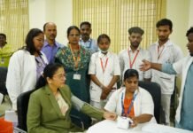 ಅಂತರಾಷ್ಟ್ರೀಯ ಮಹಿಳಾ ದಿನಾಚರಣೆಯ ಅಂಗವಾಗಿ ಆರೋಗ್ಯ ತಪಾಸಣೆ ಶಿಬಿರ ಆರೋಗ್ಯದ ಸಮತೋಲನ ಅಗತ್ಯ: ನ್ಯಾ.ಕೆ.ಜಿ. ಶಾಂತಿ