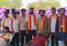 ಪುನೀತ್ ರಾಜಕುಮಾರ್ ಜನ್ಮದಿನಾಚರಣೆ ಕಾವಲು ಪಡೆಯಿಂದ ರಕ್ತದಾನ
