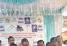 ವಿಕಲಚೇತನರಿಗೆ ವ್ಹೀಲ್ಚೇರ್ ವಿತರಣೆ