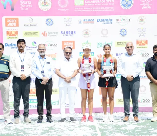 ಕಲಬುರಗಿ ಐಟಿಎಫ್ ಡಬ್ಲ್ಯು 35 ಟೂರ್ನಿಯಲ್ಲಿ ಡಬಲ್ಸ್ನಲ್ಲೂ ಅಡ್ಕರ್-ರೈನಾ ಜೋಡಿಗೆ ಪ್ರಶಸ್ತಿಯ ಗರಿ