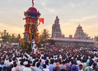 ಬೆಳದೇರಿ ಆಂಜನೇಯಸ್ವಾಮಿ ರಥೋತ್ಸವ,ಜನಸಾಗರ.