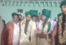 ಮಳಖೇಡ ದರ್ಗಾ ಜಾತ್ರೆಯ ಸಂದಲ್ ಮೆರವಣಿಗೆಯಲ್ಲಿ ದರ್ಗಾದ ಬಾಬಾರು ಬಾಗಿ