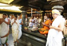 ಸೋದೆ ಮಠ ಸ್ವಾಮೀಜಿ ಧರ್ಮಸ್ಥಳ ಭೇಟಿ