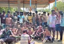 ಕೌಳೂರು ಗ್ರಾಮದಲ್ಲಿ ಯುಗಾದಿ ಪ್ರಯುಕ್ತ ಹೋಳಿ ಹಬ್ಬದ ವೈಭವಶಾಲಿ ಸಂಭ್ರಮಾಚರಣೆ