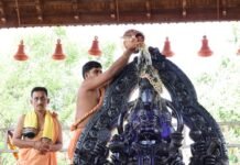 ‘ಕೋದಂಡರಾಮ-ಆಂಜನೇಯ’ಗೆ ಅದ್ದೂರಿ ‘ಬ್ರಹ್ಮಕಲಶ’ ಸಂಪನ್ನ; ‘ಹನುಮಗಿರಿ’ ಸಂಭ್ರಮಕ್ಕೆ ಸಾಕ್ಷಿಯಾದ ಸಾವಿರಾರು ಭಕ್ತಾಧಿಗಳು