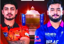 ಐಪಿಎಲ್ನಲ್ಲಿ ರಾಜಸ್ಥಾನ ವಿರುದ್ಧ ಹೈದರಾಬಾದ್ ಹೋರಾಟ