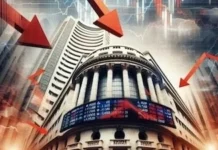 ಷೇರು ಪೇಟೆ ಕುಸಿತ: ಹೂಡಿಕೆದಾರರಿಗೆ ೧೦ಲಕ್ಷ ಕೋಟಿ ನಷ್ಟ