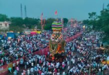 ಕುಡಿತಿನಿ: ಸೀತಾರಾಮ ದೊಡ್ಡ ಆಂಜನೇಯಸ್ವಾಮಿ ರಥೋತ್ಸವ