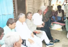 ಮೃತ ಬಾಲಕರ ಕುಟುಂಬಕ್ಕೆ ಅಮೀನರೆಡ್ಡಿ ಸಾಂತ್ವನ