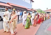 ಧರ್ಮಸ್ಥಳದಲ್ಲಿ ೫೪ನೇ ವರ್ಷದ ಉಚಿತ ಸಾಮೂಹಿಕ ವಿವಾಹ ವೈಭವ: ೧೦೬ ಜೊತೆ ವಧು-ವರರು ದಾಂಪತ್ಯ ಜೀವನಕ್ಕೆ ಪಾದಾರ್ಪಣೆ.