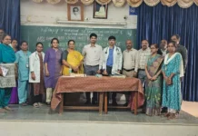 ಜ್ಞಾನಯೋಗಿ ಶ್ರೀ ಸಿದ್ದೇಶ್ವರ ಸ್ವಾಮೀಜಿ ಶಿಕ್ಷಣ ಮಹಾವಿದ್ಯಾಲಯದಲ್ಲಿ ವೈದ್ಯಕೀಯ ತಪಾಸಣಾ ಶಿಬಿರ