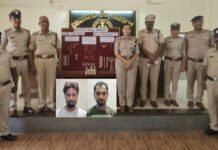 ಹಗರಿಬೊಮ್ಮನಹಳ್ಳಿ ವೃತ್ತ ಪೊಲೀಸರ ಕಾರ್ಯಚರಣೆ :ಇಬ್ಬರು ಮನೆಗಳ್ಳರ ಬಂಧನ-14.06 ಲಕ್ಷ ಮೌಲ್ಯದ ಆಭರಣಗಳ ವಶ