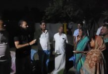 ಮನೆ ಕುಸಿತ ಸಂತ್ರಸ್ತ ಕುಟುಂಬಕ್ಕೆ ಶಾಸಕ ಬಿ. ನಾಗೇಂದ್ರ ನೆರವು