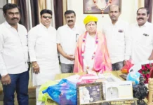 ಮಹಾತ್ಮ ಗಾಂಧಿ ರಾಷ್ಟ್ರೀಯ ಪ್ರಶಸ್ತಿ: ಎಕಲಾರಕಗೆ ಸನ್ಮಾನ