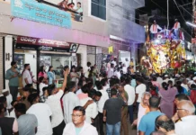 ಹುನ್ನೂರಿನಲ್ಲಿ ಬನಶಂಕರಿ ಜಾತ್ರೆ – ಸಿಡಿಮದ್ದು, ವಾದ್ಯಗಳೊಂದಿಗೆ ರಥೋತ್ಸವ