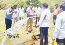 ಸಲಗರ ಬಸಂತಪುರ ಗ್ರಾಮಕ್ಕೆ ಜಿಪಂ ಸಿಇಒ ಭೇಟಿ