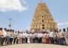 ನೂತನ ಸಿಎಂ ಡಿಕೆಶಿ ಗೆ ಶುಭ ಕೋರಿ-ಹಂಪಿಯಲ್ಲಿ ವಿಶೇಷ ಪೂಜೆ