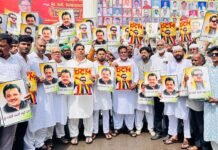 ಜಮೀರ್ ಖಾನ್ ಗೆ ಸಚಿವ ಸ್ಥಾನಕ್ಕೆ ಒತ್ತಾಯಿಸಿ-ಮುಸ್ಲಿಂ ಸಮುದಾಯದಿಂದ ಪ್ರತಿಭಟನೆ