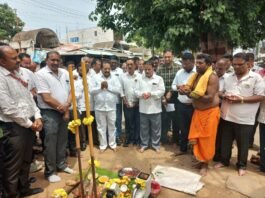 ೨೦ ಕೋಟಿ ವೆಚ್ಚದ ಭೂಗತ ವಿದ್ಯುತ್ ಕೇಬಲ್ ಅಳವಡಿಕೆ ಕಾಮಗಾರಿಗೆ ಚಾಲನೆ