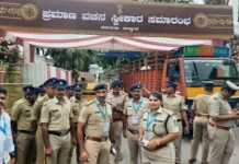ಲೋಕಭವನ :ಪೊಲೀಸ್ ಸರ್ಪಗಾವಲು