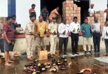 1.88 ಲಕ್ಷ ರೂ. ಮೌಲ್ಯದ ಮದ್ಯ ನಾಶ