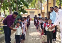 ಸರ್ವಜ್ಞ ವಿದ್ಯಾಸಂಸ್ಥೆಯಲ್ಲಿ ಶಾಲಾ ಪ್ರಾರಂಭೋತ್ಸವ