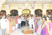ಶರಣಬಸವೇಶ್ವರ ದೇವಸ್ಥಾನದಲ್ಲಿ ಮಳೆಗಾಗಿ ವಿಶೇಷ ಪೂಜೆ
