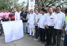 ಜಿಲ್ಲಾ ಮಟ್ಟದ ಆಸ್ಮಿತಾ ವುಮೆನ್ಸ್ ಸೈಕ್ಲಿಂಗ್ ಲೀಗ್ಗೆ ಸಂಸದ ರಮೇಶ ಜಿಗಜಿಣಗಿ ಚಾಲನೆ
